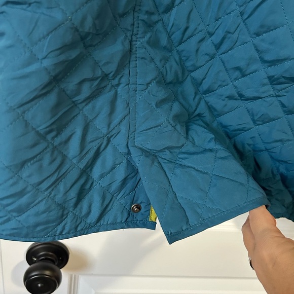 J. Jill Blue Quilted Barn Style Button up Jacket XL - Picture 2 of 8
